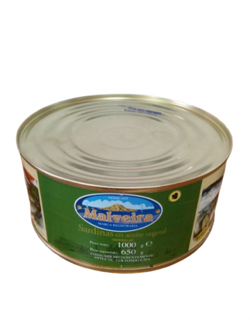RO-1000 SARDINILLA ACEITE VEGETAL MALVEIRA C/12